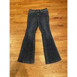 Judy Blue Women's Flare Jeans Blue Size 13x31 (32x32) Wide Leg Bootcut